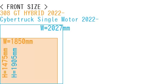 #308 GT HYBRID 2022- + Cybertruck Single Motor 2022-